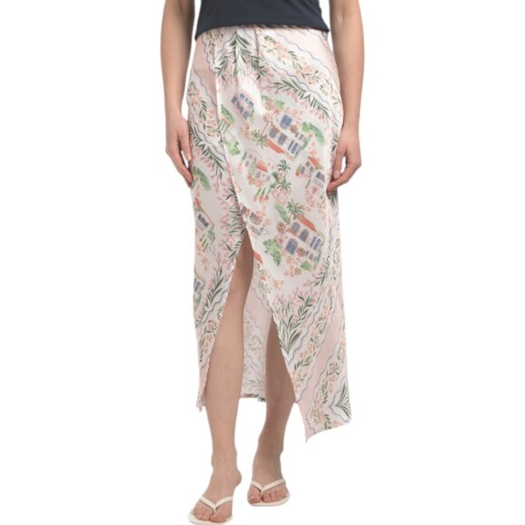 EN SAISON Alaia Satin Maxi Skirt - Picture 1 of 3